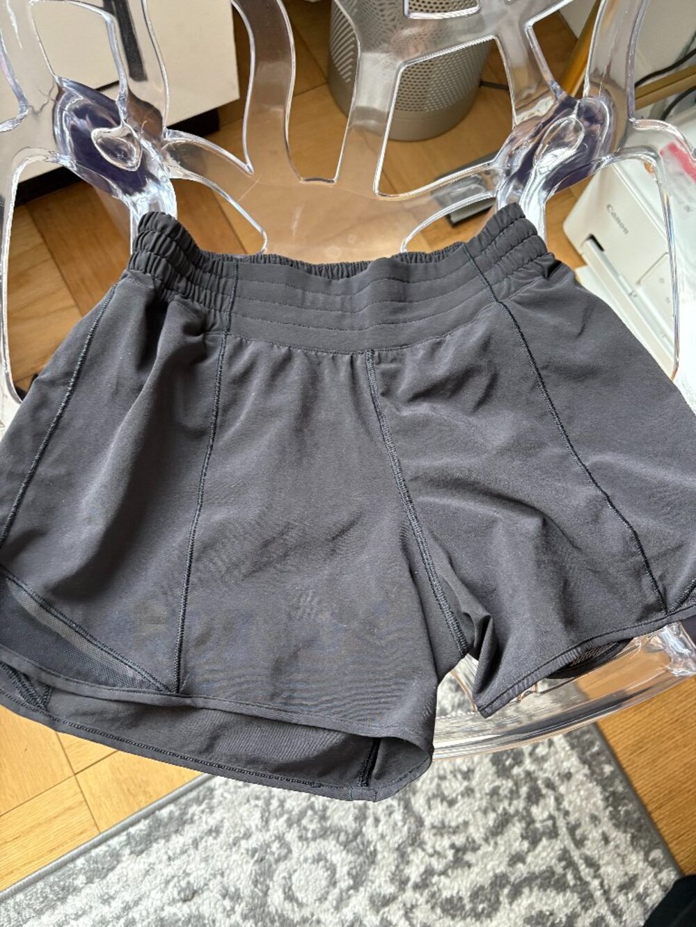 Lululemon Hotty Hot Short HR - LONG ES EV MOP BLK 4